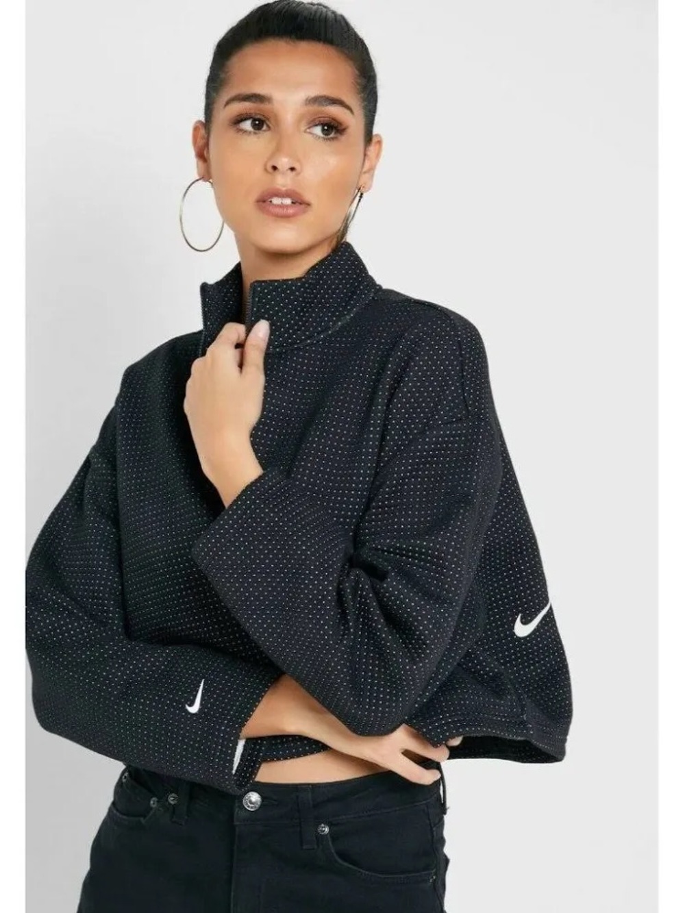 Nike Women's Sportswear Tech Fleece 1/4 Zip Sweatshirt CT0882-010